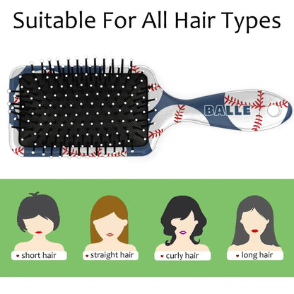 Personalized Cool-Rocket Detangler-Hair-Brush for Kids-Boys,Glides Through Tangles Comb,Custom Name Hair Brushes for All Hair Types Wet/Dry/Curly/Thick Hair,Dark Blue