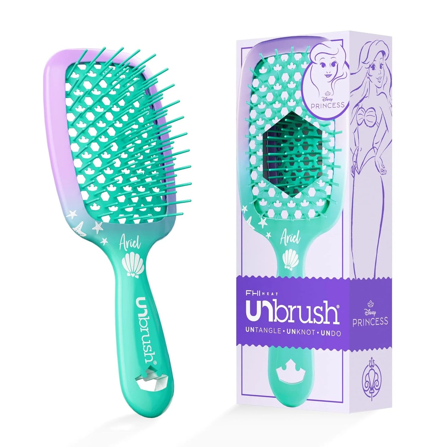 FHI Heat UNbrush Detangling Hairbrush - Disney Princess