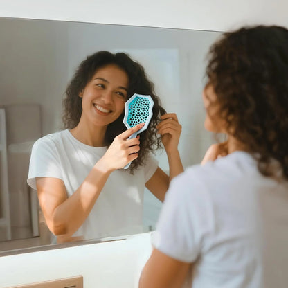 AIMIKE Glacier Detangler Brush for Curly Hair, Wet & Dry Hair Brush