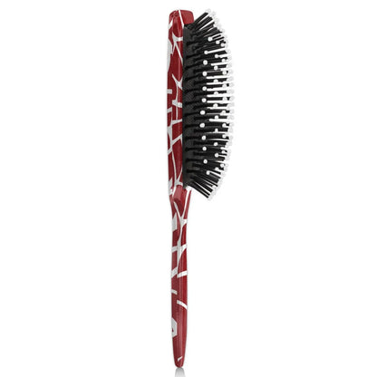 Personalized-Kids-Hair-Brush for Boy Girls Custom Gift Detangler Brush Soft Bristle Hair Brushes Travel Hair Brush for All Hair Types Christmas Hallowmas Spider Web Sliver Dot