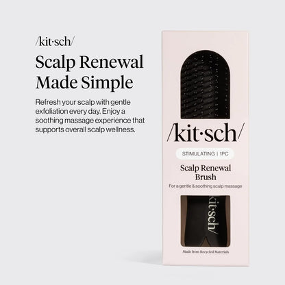 Kitsch Scalp Renewal Brush - Hairbrush Scalp Massager - Soft Violet