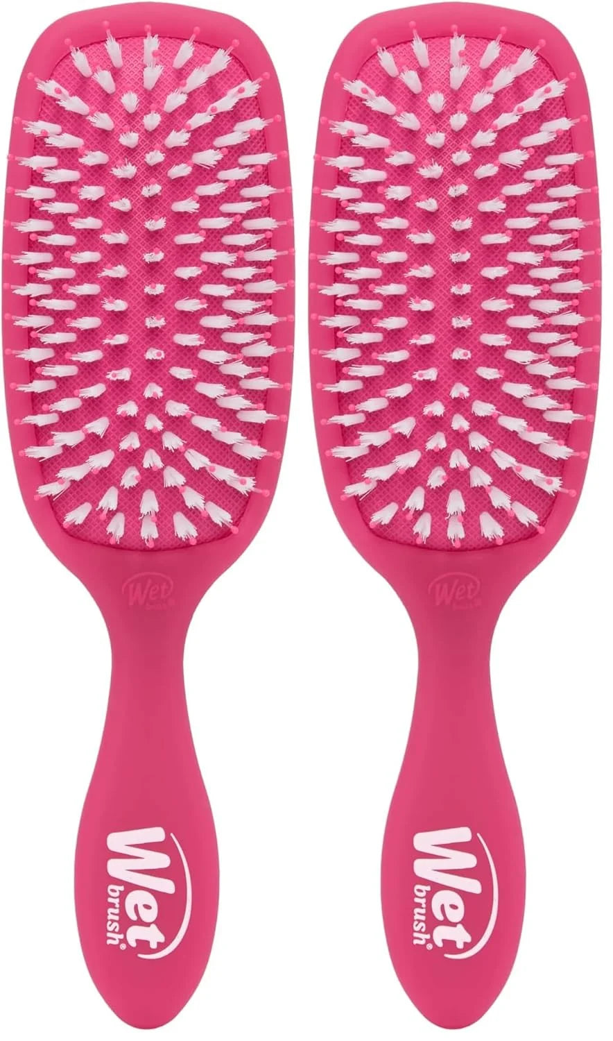 Wet Brush Shine Enhancer Hair Brush, Pink - Exclusive Ultra-soft IntelliFlex Bristles - Natural Boar Bristles Leave Hair Shiny And Smooth For All - For Women, Men, Wet And Dry Hair