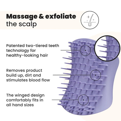 Tangle Teezer Scalp & Shampoo Brush to Exfoliate & Massage, Mint