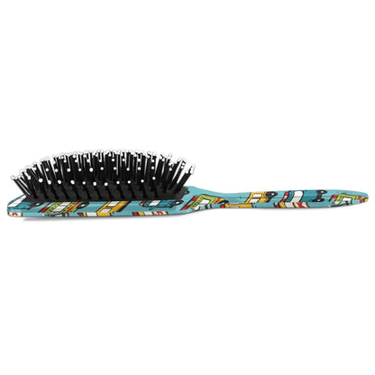 Personalized Cute Car Detangler-Hair-Brush for Kids Boys,Glides Through Tangles Comb,Custom Name Hair Brushes for All Hair Types Wet/Dry/Curly/Thick Hair,White 2