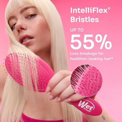 Wet Brush Original Detangler, Green (Matte Marble), Ultra-Soft IntelliFlex Bristles Glide Through Tangles, Detangling Hair Brush (Wet & Dry), Women & Men, Limited Edition