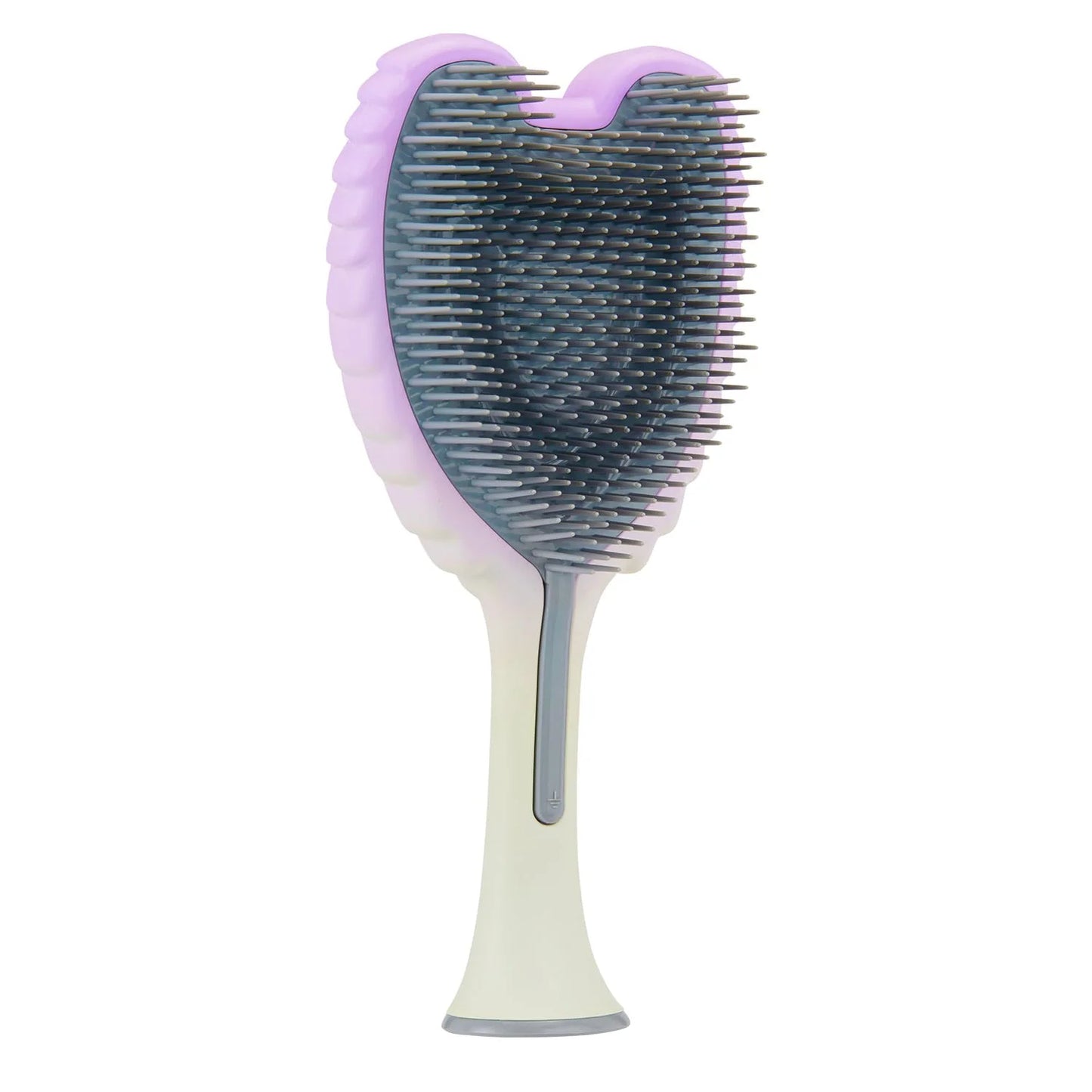 Detangling Hair Brush - Anti Static Angel Wing Hair Brush with Soft & Flexible Bristle for Straight & Wavy Hair - Tangle Angel Hair Detangler Brushes for Blow Drying & Shower - Two Tone Lilac Ivory