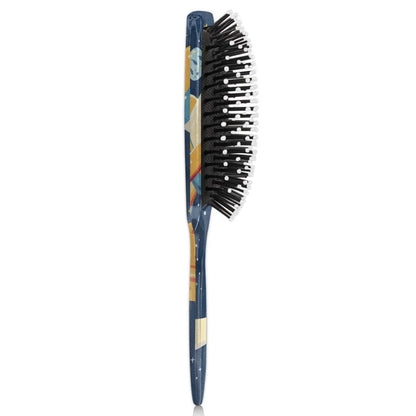 Personalized Cool-Rocket Detangler-Hair-Brush for Kids-Boys,Glides Through Tangles Comb,Custom Name Hair Brushes for All Hair Types Wet/Dry/Curly/Thick Hair,Dark Blue