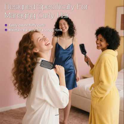 Curly Hair Brush, Cat Ear Curl Brush for Men & Women