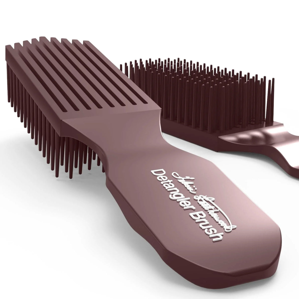 Yellow Detangler Brush by Felicia Leatherwood - For Kinky, Curly, Wavy 4c or Straight Hair - Tame Your Tangles Smooth Your Coils - Pain Free for All Ages