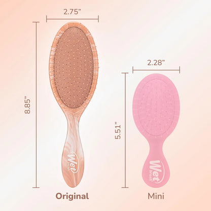 Wet Brush Original Detangler Hair Brush,Amazon Exclusive Aqua-Ultra-Soft IntelliFlex Bristles-Detangling Hairbrush Glides Through Tangles-All_Hair Types(Wet&Dry Hair)-Women & Men,2 Count (Pack of 12)