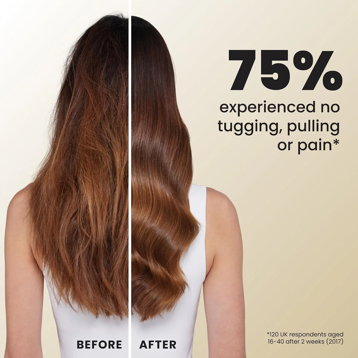 Tangle Teezer Ultimate Detangler Brush, Straight to Wavy, Cappuccino