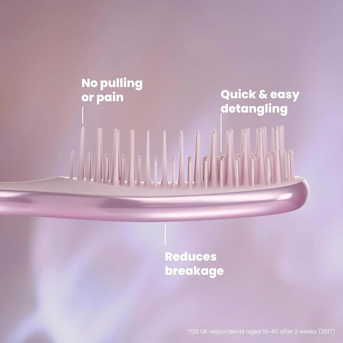 Tangle Teezer Chrome Ultimate Detangler Brush for Wet & Dry Hair, Eliminates Knots & Reduces Breakage for Straight to Curly Hair Types, Chocolate Bronze (Pack of 3)