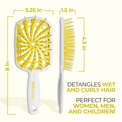 FHI Heat UNbrush Plus Ultra-Light Detangling Brush for Fine & Fragile Hair