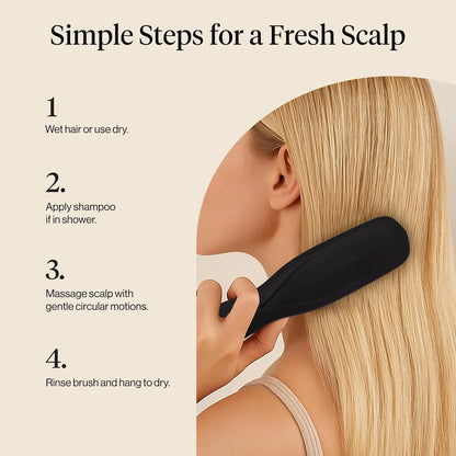 Kitsch Scalp Renewal Brush - Hairbrush Scalp Massager - Soft Violet