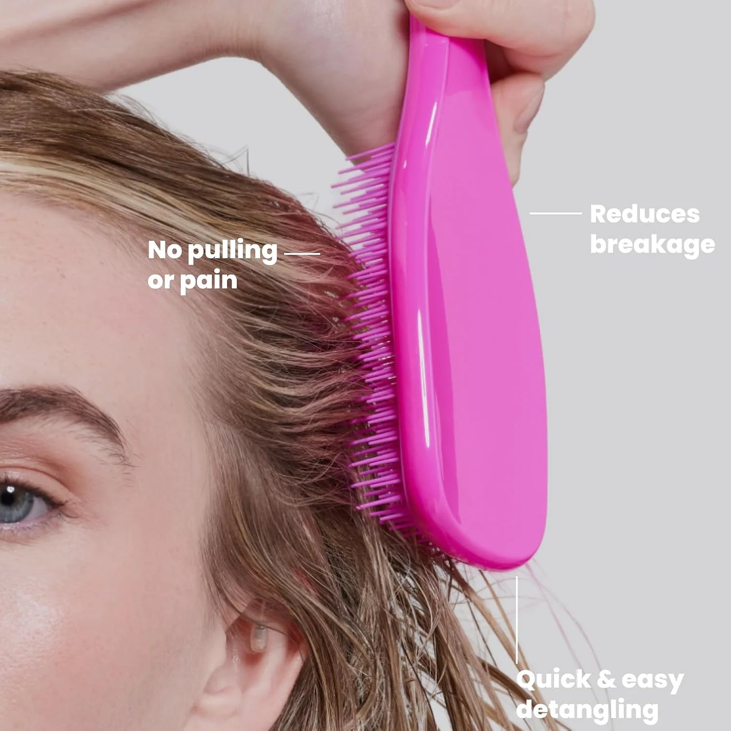 Tangle Teezer Fine Ultimate Detangler Brush for Fine Hair, Runway Pink