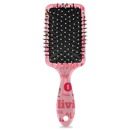 Personalized Name Hair Brush Detangler Brush Gifts for Women Man Custom Detangler-Hair-Brush Kids-Toddler-Girls for Travel All Hair Types