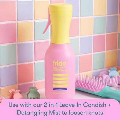 Frida for Kids Detangling Hair Brush for All Hair Types, Ages 6-11