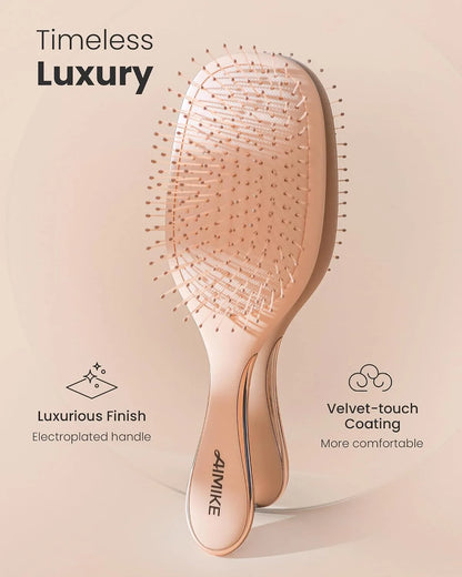 AIMIKE Paddle Hairbrush for Women & Kids Fine Hair, Wet & Dry