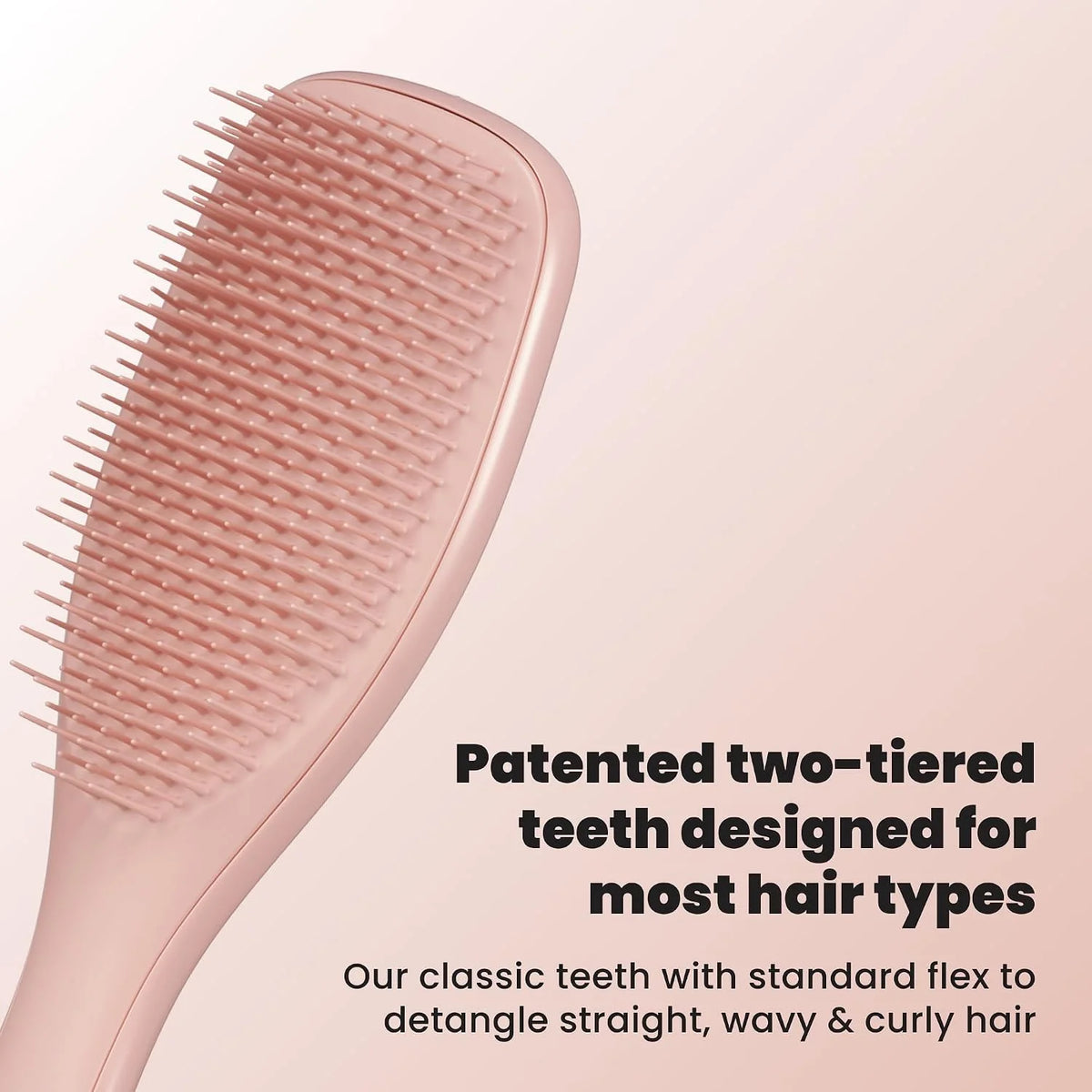 Tangle Teezer Ultimate Detangler Brush, Straight to Wavy, Cappuccino
