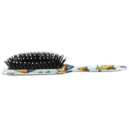 Personalized Cool-Rocket Detangler-Hair-Brush for Kids-Boys,Glides Through Tangles Comb,Custom Name Hair Brushes for All Hair Types Wet/Dry/Curly/Thick Hair,Dark Blue