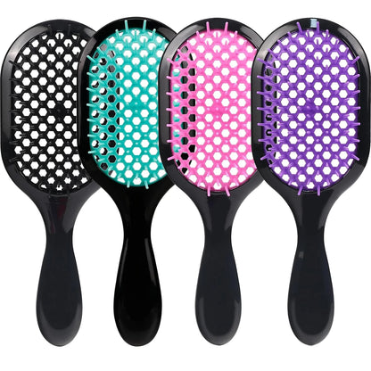 Detangling Brush,1 Pack Detangler Brush, Gentle & Effective Detangling on Wet or Dry Fragile Hair Types,Ultra-light, Detangling Brsuh ventilated and antistatic hairbrush (green1)