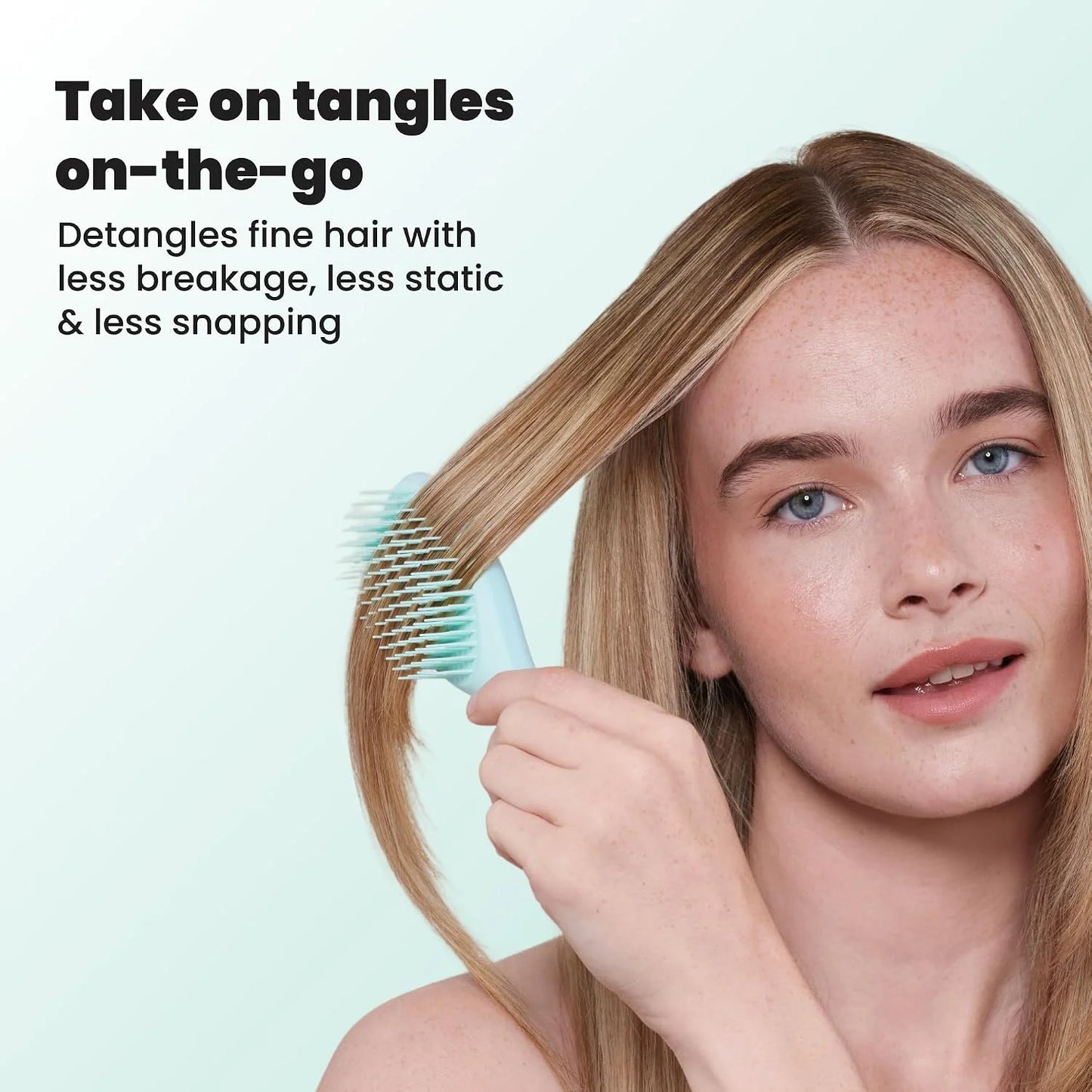 Tangle Teezer Fine Ultimate Detangler Brush for Fine Hair, Runway Pink