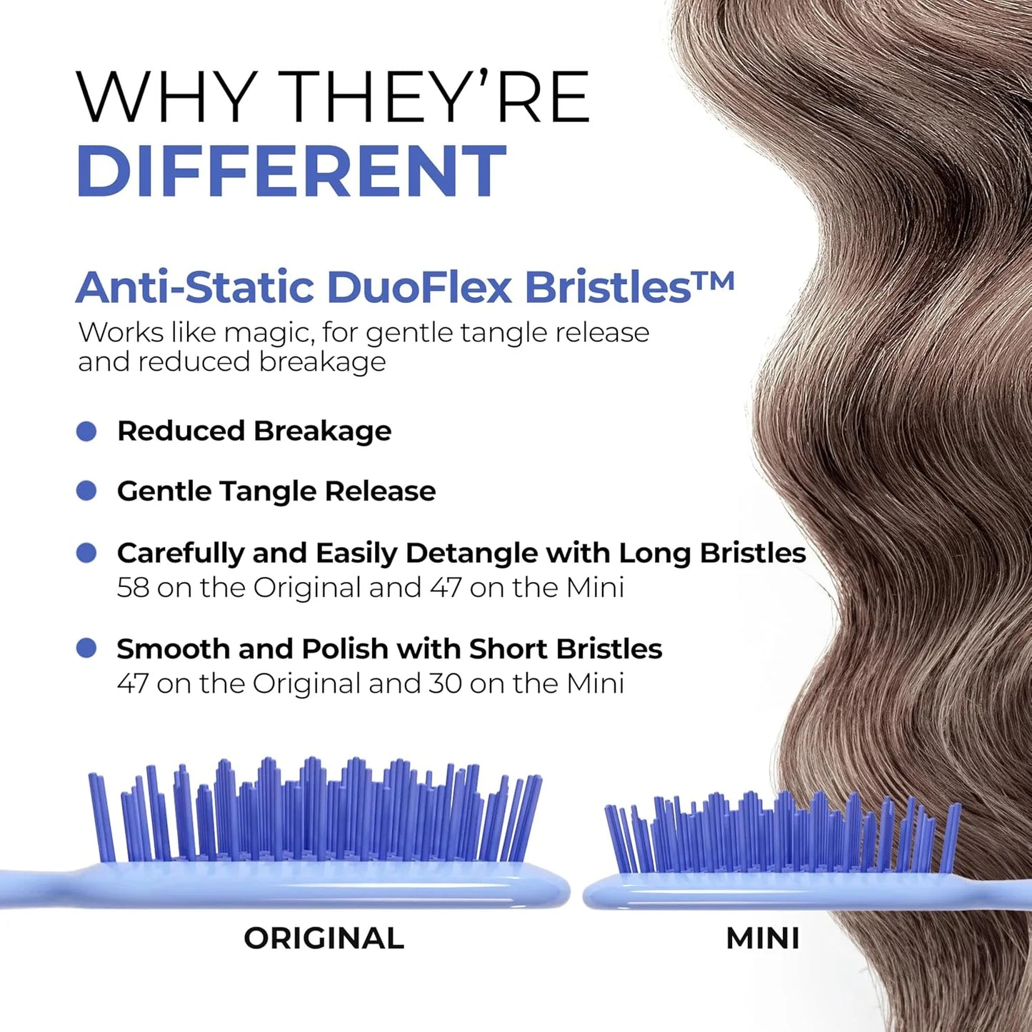 FHI Heat UNbrush Detangling Brush Combo Pack - Original + Mini
