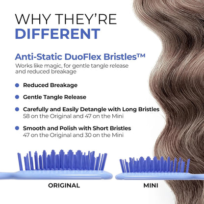 FHI Heat UNbrush Detangling Brush Combo Pack - Original + Mini