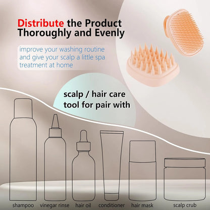 Scalp Scrubber Massager Shampoo Brush,Exfoliator for Dandruff & Hair Growth