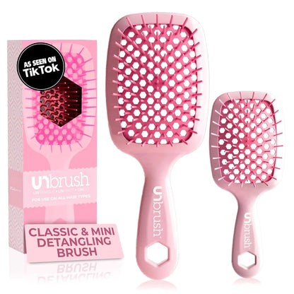 FHI Heat UNbrush Detangling Brush Combo Pack - Original + Mini