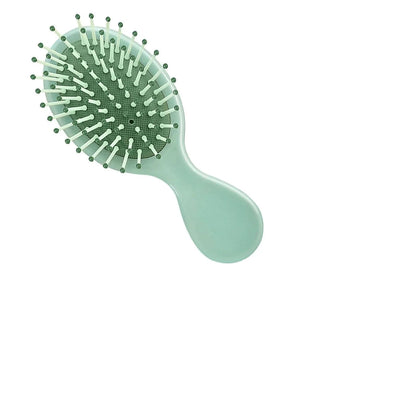 2P Mini Hair Brush,Brush Squirt Detangling Brush,Mini Detangler Brush, No Tangle Ultra-Soft IntelliFlex Bristles,with Ease Knots Without Tears or Breakage (Bright flour)