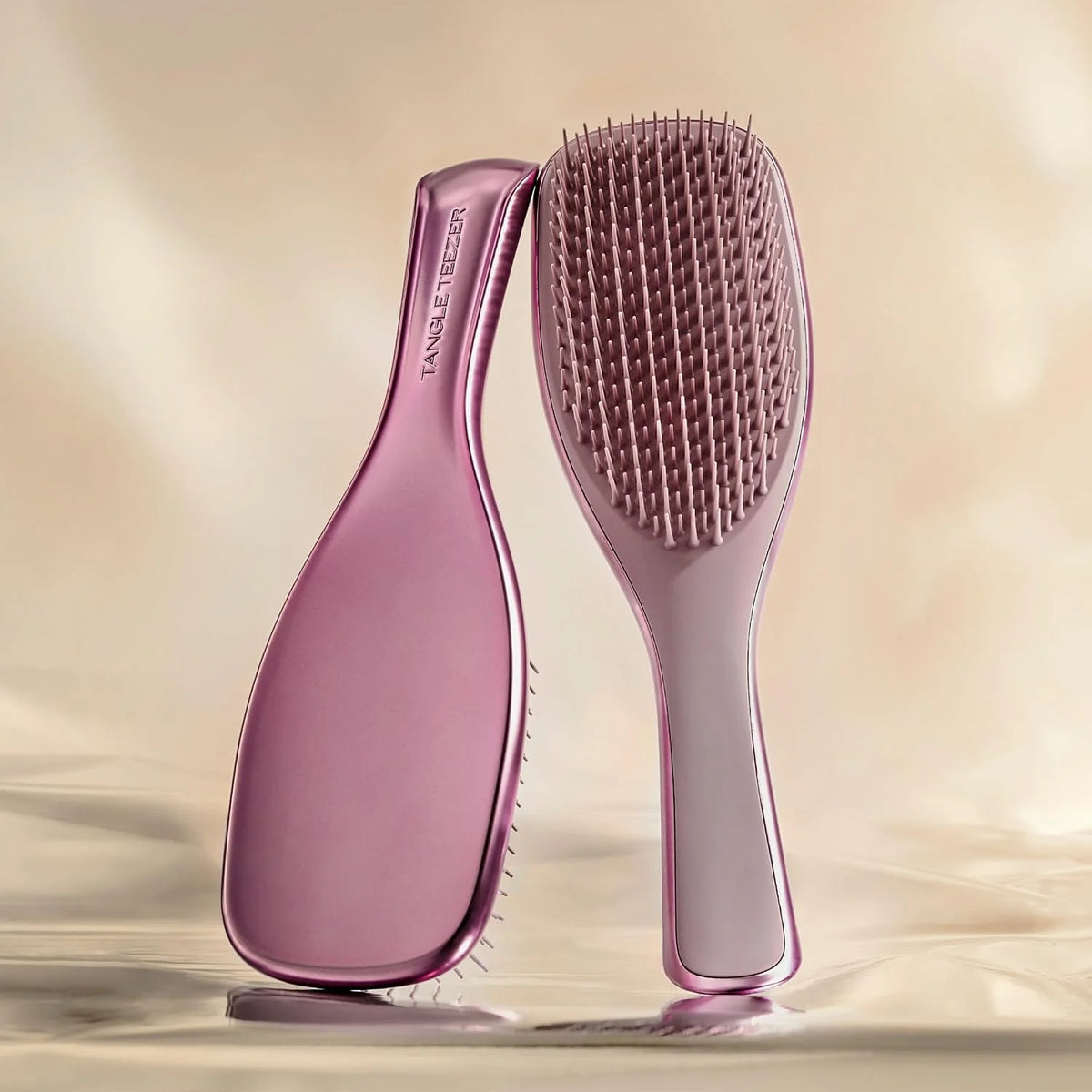 Tangle Teezer Chrome Ultimate Detangler Brush for Wet & Dry Hair, Eliminates Knots & Reduces Breakage for Straight to Curly Hair Types, Chocolate Bronze (Pack of 3)