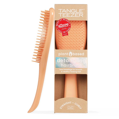 Tangle Teezer Plant-Based Ultimate Detangler Curly Hair Brush, Yellow