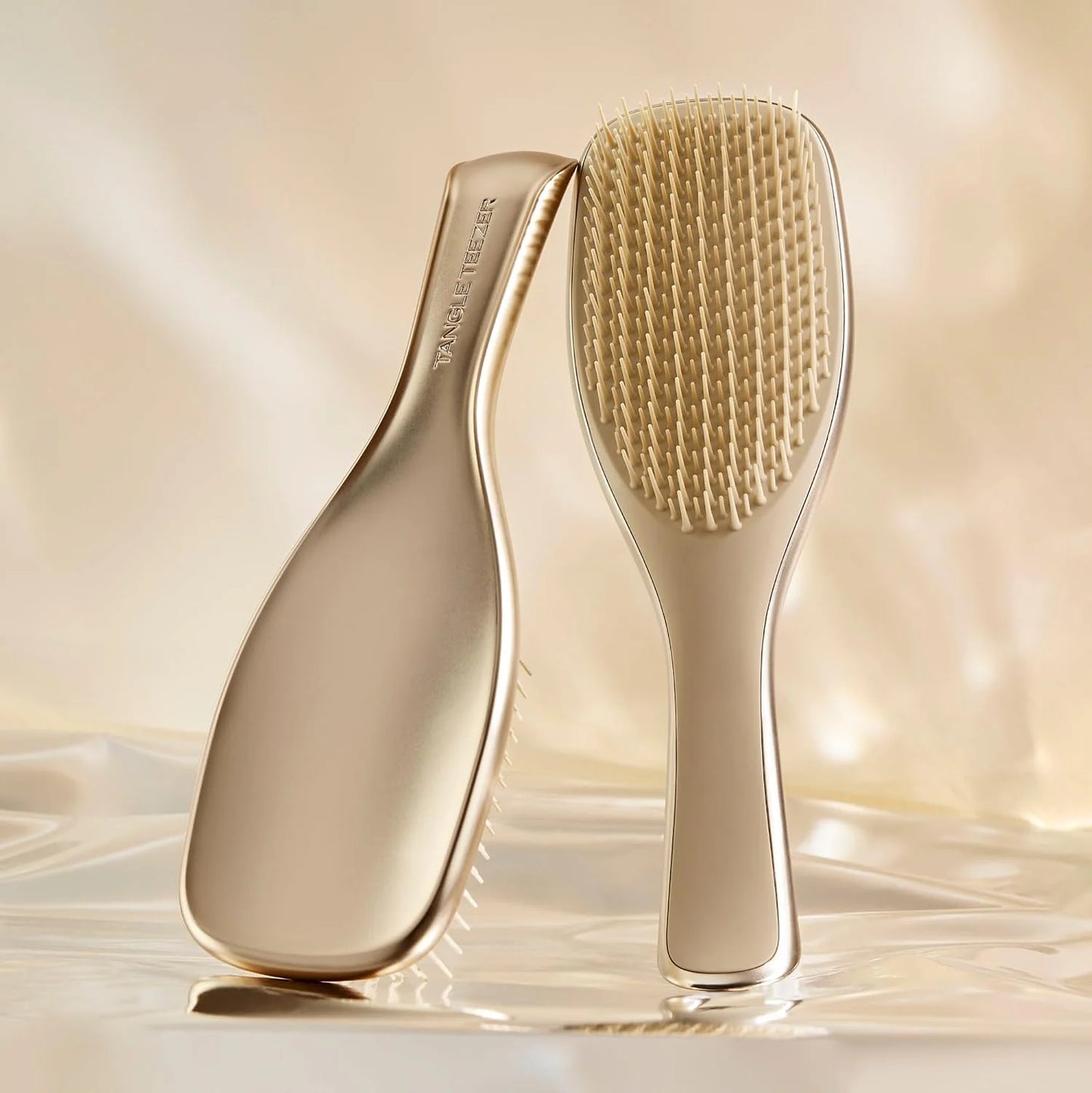Tangle Teezer Chrome Ultimate Detangler Brush for Wet & Dry Hair, Eliminates Knots & Reduces Breakage for Straight to Curly Hair Types, Chocolate Bronze (Pack of 3)