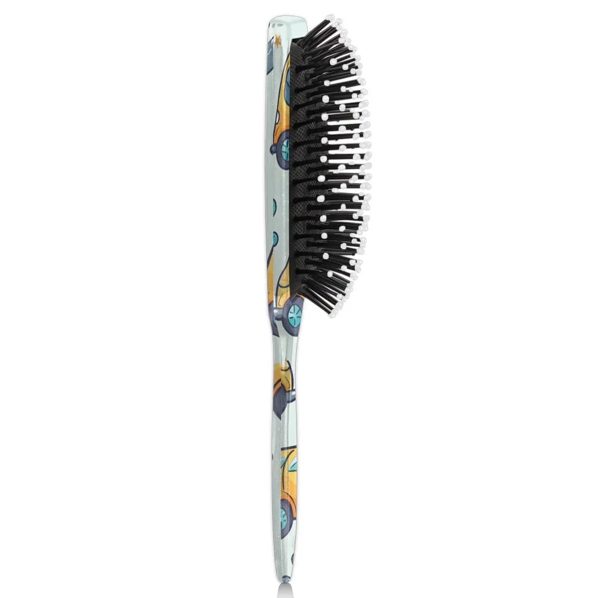 Personalized Cool-Rocket Detangler-Hair-Brush for Kids-Boys,Glides Through Tangles Comb,Custom Name Hair Brushes for All Hair Types Wet/Dry/Curly/Thick Hair,Dark Blue