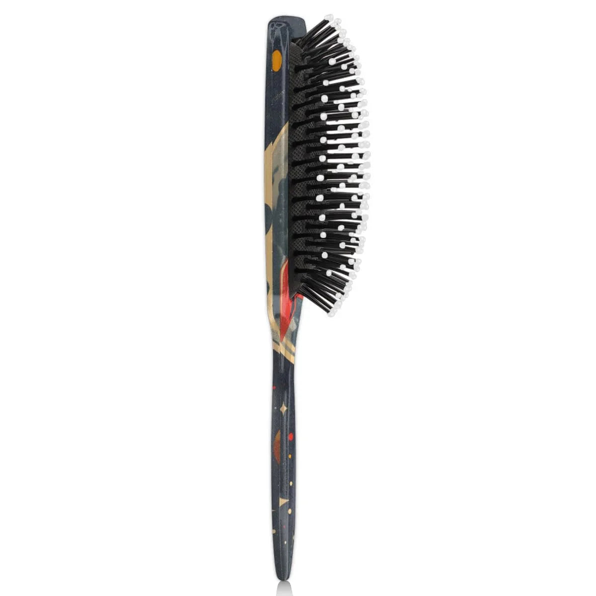 Personalized Cool-Rocket Detangler-Hair-Brush for Kids-Boys,Glides Through Tangles Comb,Custom Name Hair Brushes for All Hair Types Wet/Dry/Curly/Thick Hair,Dark Blue