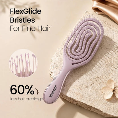 AIMIKE Vented Hair Brush for Fine Thin Hair, Gentle Detangler for Women