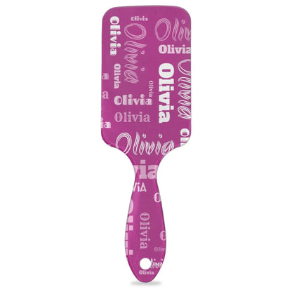 Personalized Name Hair Brush Detangler Brush Gifts for Women Man Custom Detangler-Hair-Brush Kids-Toddler-Girls for Travel All Hair Types