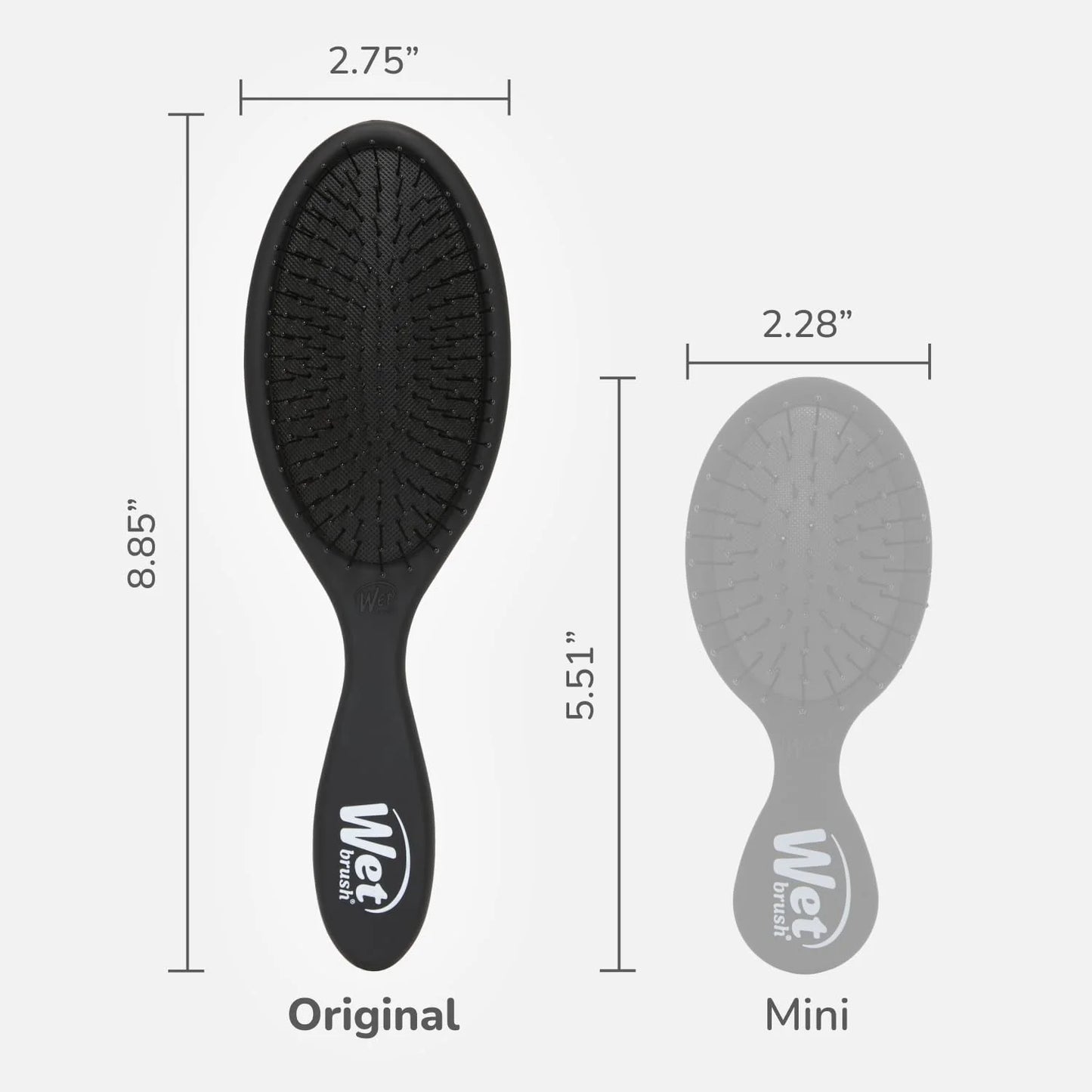 Wet Brush Original Detangler Hair Brush, Purple, For All Hair Textures