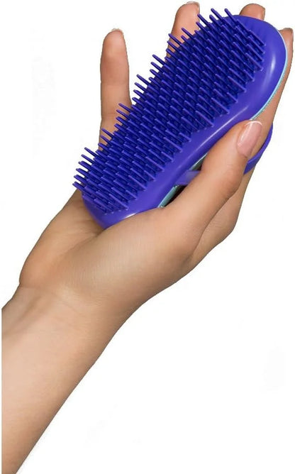 B128 Shower Head Brush/Exfoliator Shampoo Brush/Head Massager Scalp Stress Relax Shower Brush/Scalp Scrub Hair Brush Massager/Hair Massager for Hair Growth/Scalp Dandruff Brush Small Hair Brush