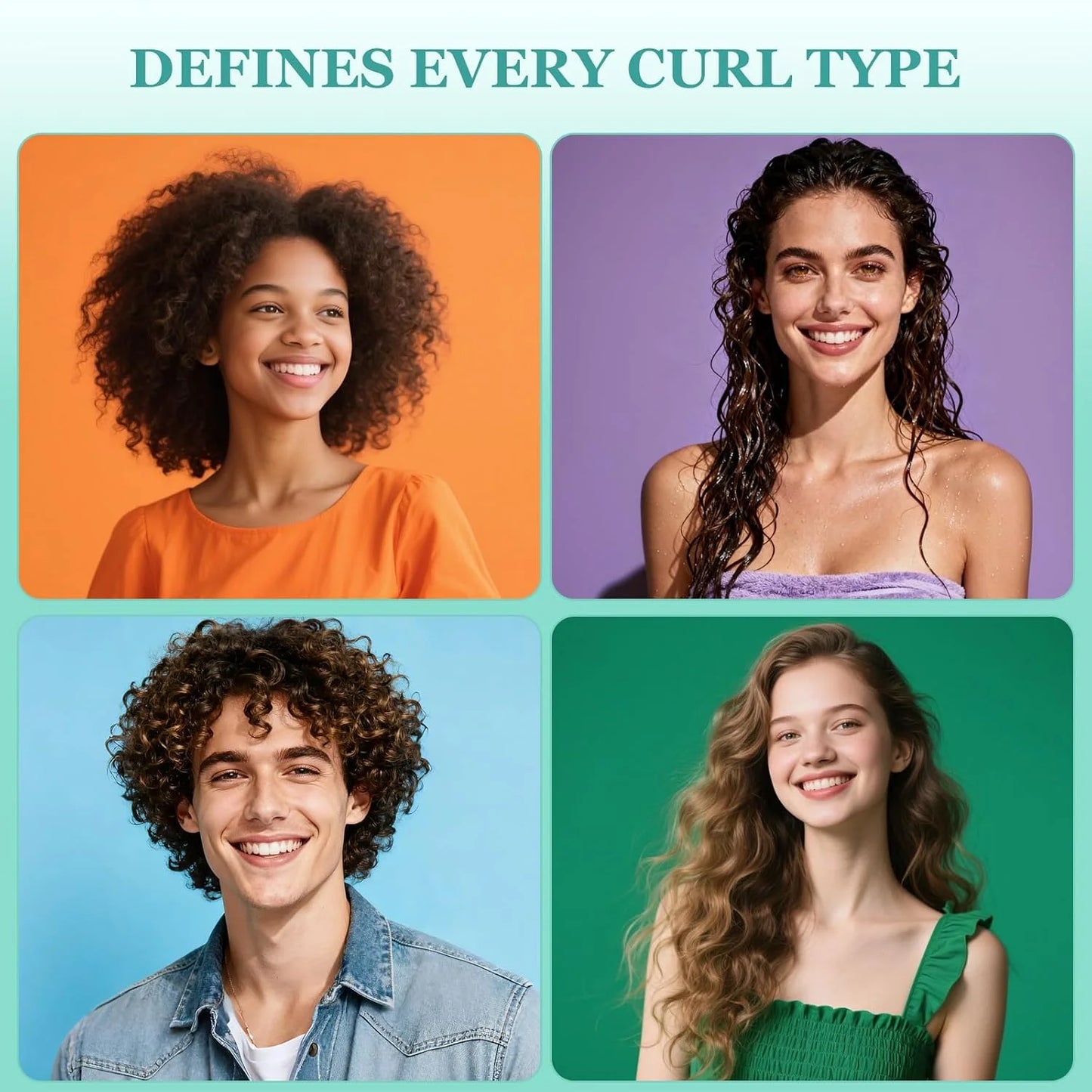 Curly Hair Brush, Curl Brush For Wet & Dry Hair,Curl Defining For Women&Men