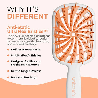 FHI Heat UNbrush Plus Ultra-Light Detangling Brush for Fine & Fragile Hair