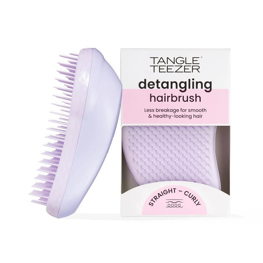 Tangle Teezer | The Original Detangling Hairbrush | Perfect for Wet & Dry Hair | Two-Tiered Teeth & Palm-Friendly Design | For Glossy, Frizz-Free Locks | Vintage Lilac