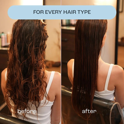 Dom Dom Detangling Brush, Dry & Wet Detangler, All Hair Types, Green Stars