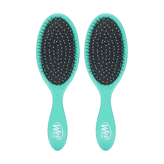 Wet Brush Original Detangler Hair Brush,Amazon Exclusive Aqua-Ultra-Soft IntelliFlex Bristles-Detangling Hairbrush Glides Through Tangles-All_Hair Types(Wet&Dry Hair)-Women & Men,2 Count (Pack of 12)