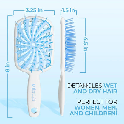FHI Heat UNbrush Plus Ultra-Light Detangling Brush for Fine & Fragile Hair
