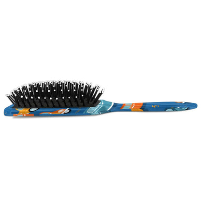 Personalized Cute Car Detangler-Hair-Brush for Kids Boys,Glides Through Tangles Comb,Custom Name Hair Brushes for All Hair Types Wet/Dry/Curly/Thick Hair,White 2