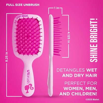 FHI Heat UNbrush Barbie Detangling Brush Duo - Style Icon - Yellow