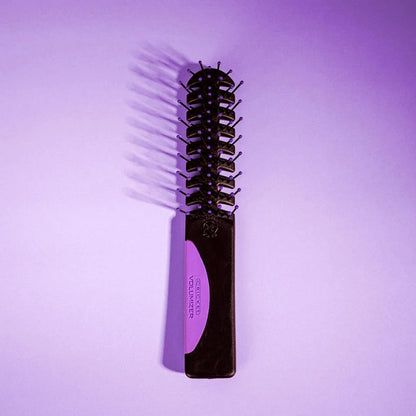 Cricket Static Free Volumizer Hair Brush - Styling, and Detangling All Hair Types, Long, Short, Thick, Thin, Curly, Straight, and Wavy, Happy Hair (Sky Blue)