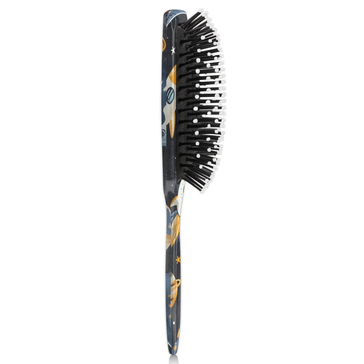 Personalized Cool-Rocket Detangler-Hair-Brush for Kids-Boys,Glides Through Tangles Comb,Custom Name Hair Brushes for All Hair Types Wet/Dry/Curly/Thick Hair,Dark Blue